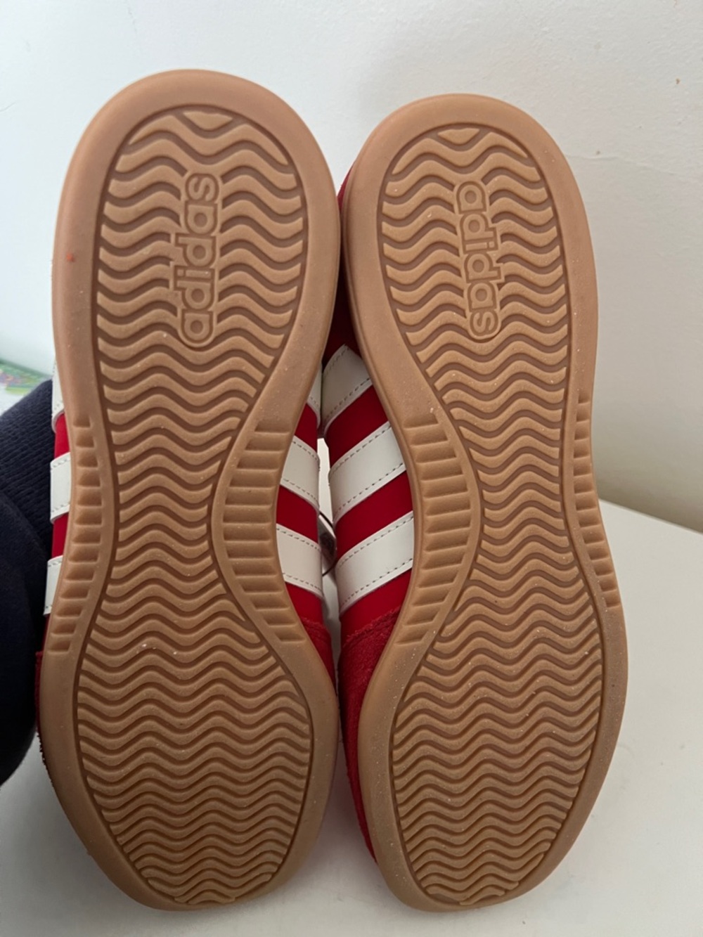 adidas Red  Mary Jane Sneaker Ballet Flats - Picture 3 of 4
